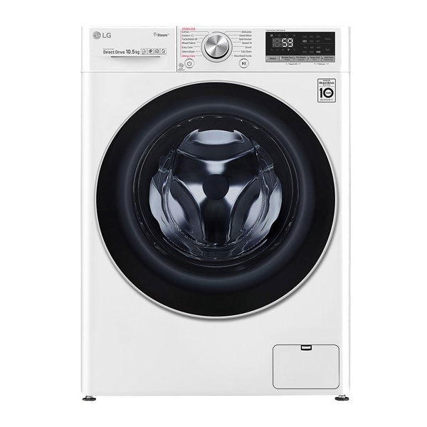 LG AI DD™ Máy giặt lồng ngang 10.5kg FV1450S3W (Giặt hơi nước Steam+™ giảm nhăn, diệt khuẩn, ngăn dị ứng) Chính Hãng