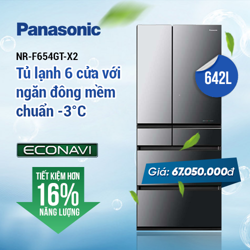 Panasonic NR-F654GT-X2 642L