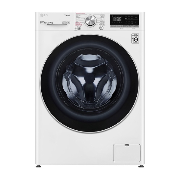 LG Máy giặt lồng ngang cửa trước 9kg FV1409S3W ( Công nghệ giặt TurboWash 360, Công nghệ giặt hơi nước Steam ) chính hãng