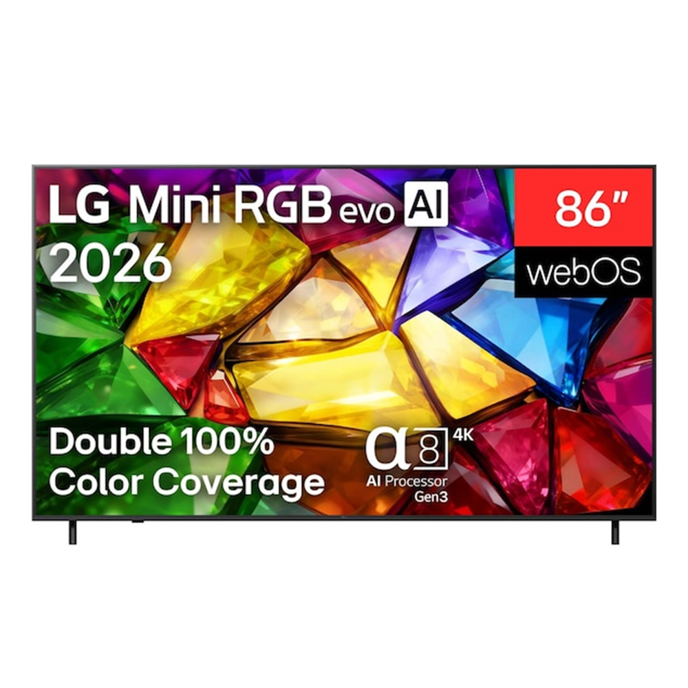 TV 4K LG 86 inch Mini RGB evo AI 86MRGB86BSA