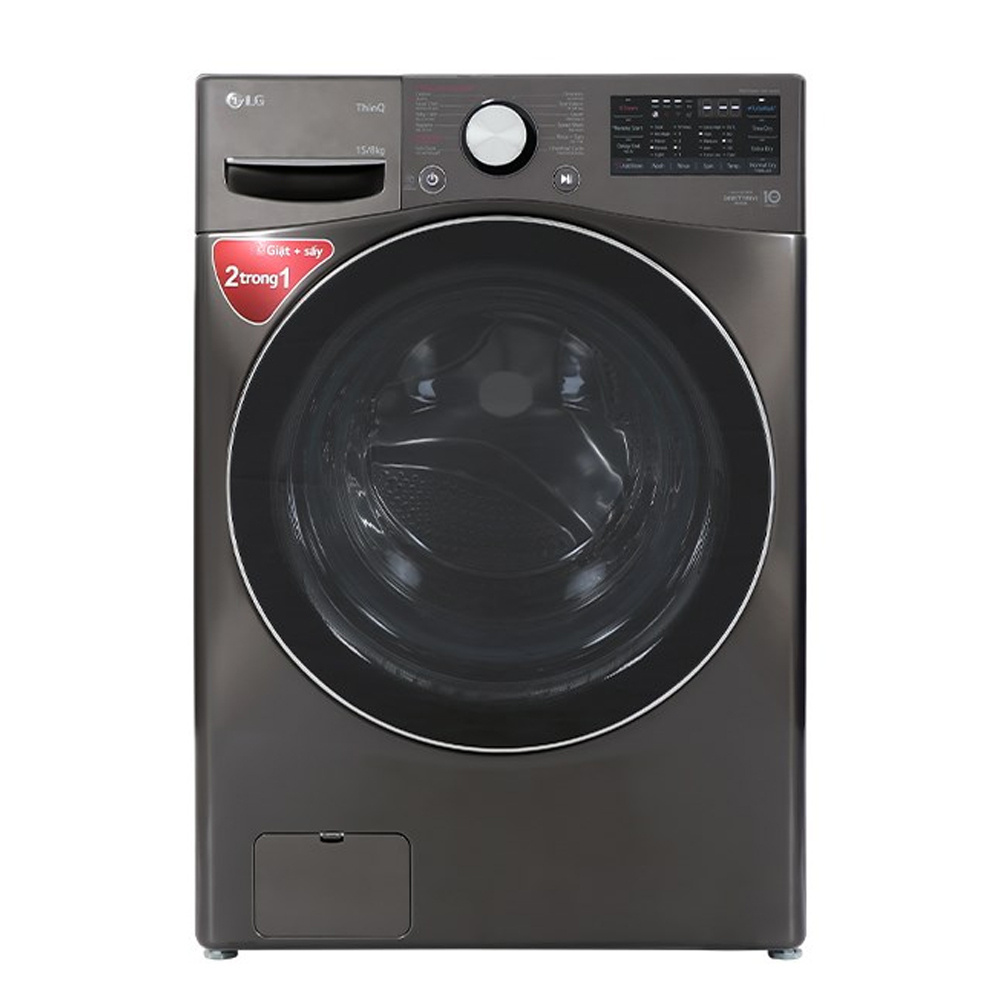 Máy giặt sấy LG Inverter 15 kg F2515RTGB- Giặt 15kg Sấy 8kg